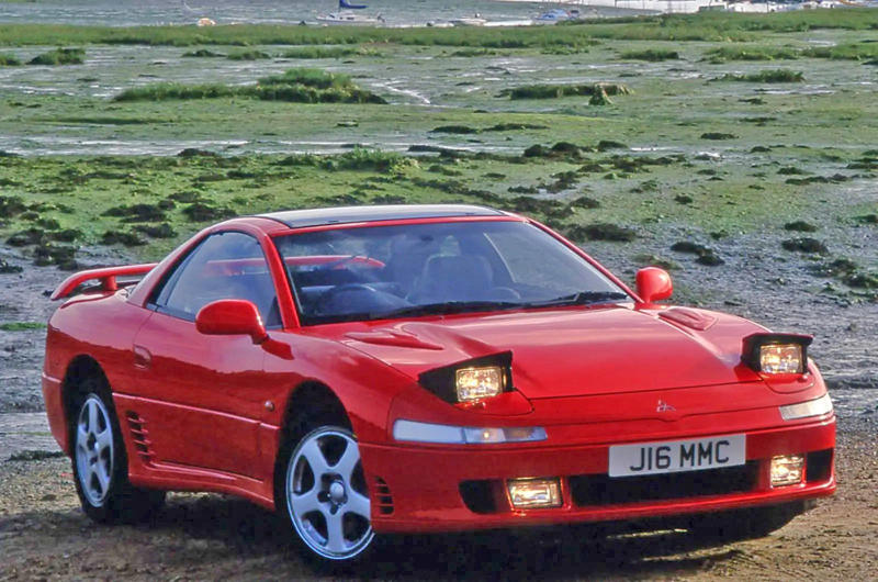 Mitsubishi 3000GT The ‘90s saw a sea-change in cars., Mercedes-Benz 500E, Mitsubishi Eclipse GSX, Porsche 968, Nissan Sunny GTI-R, Dodge Neon R/T, Volvo 850R, Volkswagen Corrado, Vauxhall Corsa B GSI, Nissan 100NX, Lincoln Mark VIII, Ford/Mercury Cougar, Suzuki X-90, Mitsubishi Galant VR-4, Lotus Elan M100, Honda Del Sol, Citroen AX GTI, Mercury Capri, Mazda MX-3, Mitsubishi 3000GT, Alfa Romeo 164, Mitsouka Viewt, Toyota Celica, Mercedes C36 AMG, Subaru SVX, Lexus SC, Isuzu VehiCROSS, Aston Martin Vantage V550, Maserati Shamal, Ferrari 456, MTX Tatra V8, Vector W8, Honda Accord Type-R, Proton Satria GTi, Nissan R390 GT1, Rover Metro, GMC Typhoon, De Tomaso Guara, Renault Sport Spider