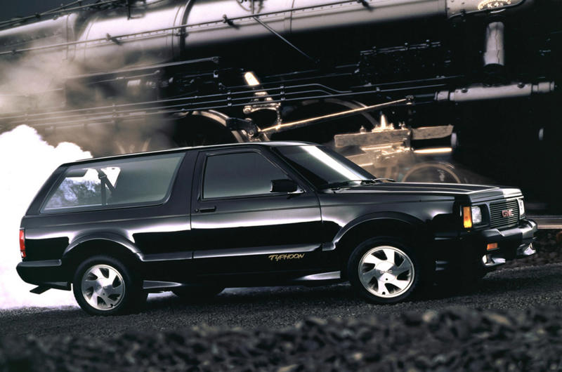 GMC Typhoon The ‘90s saw a sea-change in cars., Mercedes-Benz 500E, Mitsubishi Eclipse GSX, Porsche 968, Nissan Sunny GTI-R, Dodge Neon R/T, Volvo 850R, Volkswagen Corrado, Vauxhall Corsa B GSI, Nissan 100NX, Lincoln Mark VIII, Ford/Mercury Cougar, Suzuki X-90, Mitsubishi Galant VR-4, Lotus Elan M100, Honda Del Sol, Citroen AX GTI, Mercury Capri, Mazda MX-3, Mitsubishi 3000GT, Alfa Romeo 164, Mitsouka Viewt, Toyota Celica, Mercedes C36 AMG, Subaru SVX, Lexus SC, Isuzu VehiCROSS, Aston Martin Vantage V550, Maserati Shamal, Ferrari 456, MTX Tatra V8, Vector W8, Honda Accord Type-R, Proton Satria GTi, Nissan R390 GT1, Rover Metro, GMC Typhoon, De Tomaso Guara, Renault Sport Spider