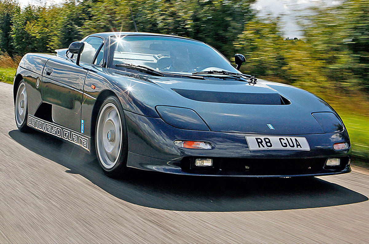 De Tomaso Guara The ‘90s saw a sea-change in cars., Mercedes-Benz 500E, Mitsubishi Eclipse GSX, Porsche 968, Nissan Sunny GTI-R, Dodge Neon R/T, Volvo 850R, Volkswagen Corrado, Vauxhall Corsa B GSI, Nissan 100NX, Lincoln Mark VIII, Ford/Mercury Cougar, Suzuki X-90, Mitsubishi Galant VR-4, Lotus Elan M100, Honda Del Sol, Citroen AX GTI, Mercury Capri, Mazda MX-3, Mitsubishi 3000GT, Alfa Romeo 164, Mitsouka Viewt, Toyota Celica, Mercedes C36 AMG, Subaru SVX, Lexus SC, Isuzu VehiCROSS, Aston Martin Vantage V550, Maserati Shamal, Ferrari 456, MTX Tatra V8, Vector W8, Honda Accord Type-R, Proton Satria GTi, Nissan R390 GT1, Rover Metro, GMC Typhoon, De Tomaso Guara, Renault Sport Spider