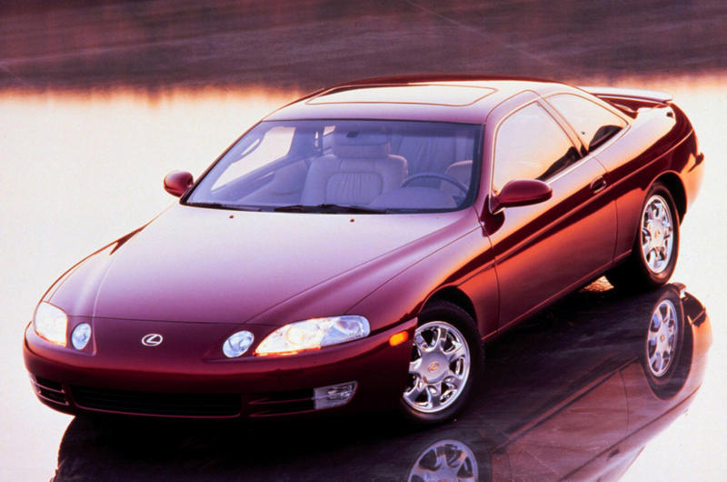 Lexus SC The ‘90s saw a sea-change in cars., Mercedes-Benz 500E, Mitsubishi Eclipse GSX, Porsche 968, Nissan Sunny GTI-R, Dodge Neon R/T, Volvo 850R, Volkswagen Corrado, Vauxhall Corsa B GSI, Nissan 100NX, Lincoln Mark VIII, Ford/Mercury Cougar, Suzuki X-90, Mitsubishi Galant VR-4, Lotus Elan M100, Honda Del Sol, Citroen AX GTI, Mercury Capri, Mazda MX-3, Mitsubishi 3000GT, Alfa Romeo 164, Mitsouka Viewt, Toyota Celica, Mercedes C36 AMG, Subaru SVX, Lexus SC, Isuzu VehiCROSS, Aston Martin Vantage V550, Maserati Shamal, Ferrari 456, MTX Tatra V8, Vector W8, Honda Accord Type-R, Proton Satria GTi, Nissan R390 GT1, Rover Metro, GMC Typhoon, De Tomaso Guara, Renault Sport Spider