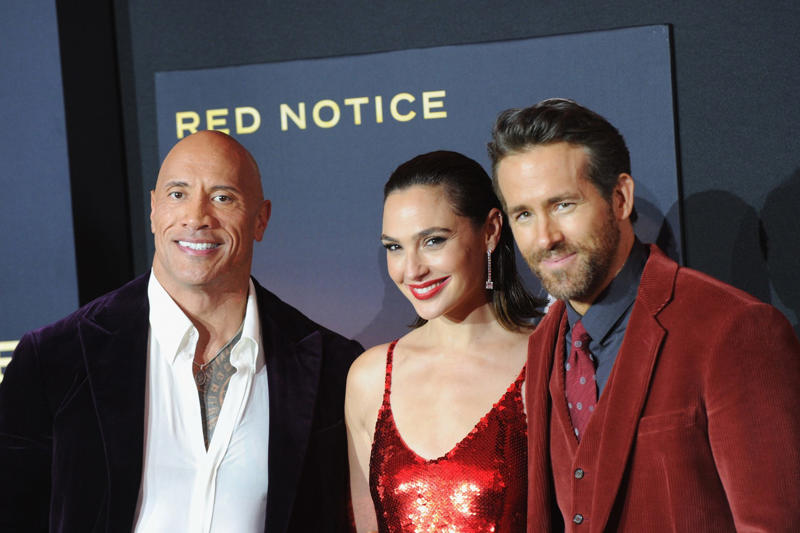 Gal Gadot - 'Red Notice' (2021) They also earn big, Sandra Bullock - 'Gravity' (2013), Margot Robbie - 'Barbie' (2023), Scarlett Johansson - 'Black Widow' (2021), Reese Witherspoon - 'Legally Blonde 2: Red, White & Blonde' (2003), Cameron Diaz - 'Bad Teacher' (2011), Angelina Jolie - 'Maleficent: Mistress of Evil' (2019), Julia Roberts - 'Mona Lisa Smile' (2003), Jennifer Lawrence - 'Passengers' (2016), Gal Gadot - 'Red Notice' (2021)