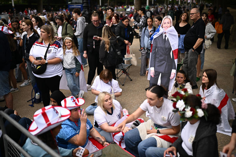 England trophy parade live, Lionesses say 65,000 people attend victory parade celebrations, Princess Beatrice and children join crowds for Lionesses’ football victory parade, England's celebrations go bigger and better, How did the Lionesses celebrate on Monday?, In pictures: Tens of thousands line The Mall, Lionesses leave the stage, In pictures: Lionesses celebrate historic win, Princess Beatrice and family pictured in the crowds, Sweet Caroline blasts along The Mall, England lifts Euros trophy, Chloe Kelly jokes 'What pressure?' as she thanks the crowds, Pictured: Lionesses reach Buckingham Palace, Sarina Wiegman surprised onstage by Burna Boy, Emotional Leah Williamson 'holding back tears' as she thanks crowds, In pictures: Lionesses greet jubilant crowds in victory parade, 'Sweet Caroline' blasts to the crowds, Victory parade reaches Buckingham Palace, 'I've never seen anything like it'; Alessia Russo celebrates along The Mall, In pictures: Fans cheer for the Lionesses, Captain Leah Williamson seen lifting trophy to cheers of the crowd, First pics of the Lionesses celebrating alongside thousands of England fans, The Lionesses arrive to kick off procession, Live: Watch Lionesses victory parade in central London, Supporters travel from across the UK to cheer on Lionesses, Minutes to go, Thousands of fans make their way to The Mall, Fans out in force, Live: Lionesses victory parade aerial footage as thousands celebrate England Euro 2025 victory, 'The standard of football is second to none', Fans 'very proud' of Lionesses, The truth behind Chloe Kelly’s unwavering confidence, 'Hopefully this will encourage more people to support women's football', England flags flying, One hour to go, The Mall is filling up, A look back at 2022, 'I was jumping in the air on Sunday', 'This team shows what it's like to be English', 'Amazing to see the progress from the last Euros', How can I watch the Lionesses victory parade?, A look back at 2022, Today's parade route, Weather no match for England fans, Preparations underway, Excitement building in London, Lionesses use 'their voice for change', London ready for England parade after Euro 2025 glory, Why Sarina Wiegman is the best manager in the world, The sweary gift Sarina Wiegman used to inspire Lionesses before Euro 2025 final, Keir Starmer calls to congratulate Lionesses, Wiegman hopes win will 'push women's game even more', Lionesses attend Downing Street reception to celebrate success, What has the goverment said about the parade?, What has the FA said about the trophy parade?, How to watch the ceremony on TV or online, Attending the homecoming parade, England trophy parade: Route, map and schedule for Euro 2025 victory celebrations, England trophy parade: Route, map and schedule for Euro 2025 victory celebrations