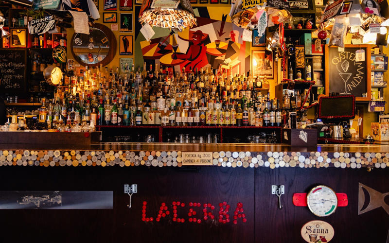 Find bars and nightlife by type:, Best wine bars, Bicerìn Milano, Best cocktail bars, Dry Milano, The Doping Bar, Nottingham Forest, Moebius Milano, Ceresio 7, Il Bar – Bvlgari Hotel Milano, The Spirit, Camparino in Galleria, Best laid-back venues, Mag Cafè, Backdoor 43, Rita’s Tiki Room, How we choose, About our expert, Kiki Deere