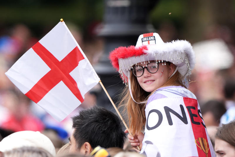 England trophy parade live, Lionesses say 65,000 people attend victory parade celebrations, Princess Beatrice and children join crowds for Lionesses’ football victory parade, England's celebrations go bigger and better, How did the Lionesses celebrate on Monday?, In pictures: Tens of thousands line The Mall, Lionesses leave the stage, In pictures: Lionesses celebrate historic win, Princess Beatrice and family pictured in the crowds, Sweet Caroline blasts along The Mall, England lifts Euros trophy, Chloe Kelly jokes 'What pressure?' as she thanks the crowds, Pictured: Lionesses reach Buckingham Palace, Sarina Wiegman surprised onstage by Burna Boy, Emotional Leah Williamson 'holding back tears' as she thanks crowds, In pictures: Lionesses greet jubilant crowds in victory parade, 'Sweet Caroline' blasts to the crowds, Victory parade reaches Buckingham Palace, 'I've never seen anything like it'; Alessia Russo celebrates along The Mall, In pictures: Fans cheer for the Lionesses, Captain Leah Williamson seen lifting trophy to cheers of the crowd, First pics of the Lionesses celebrating alongside thousands of England fans, The Lionesses arrive to kick off procession, Live: Watch Lionesses victory parade in central London, Supporters travel from across the UK to cheer on Lionesses, Minutes to go, Thousands of fans make their way to The Mall, Fans out in force, Live: Lionesses victory parade aerial footage as thousands celebrate England Euro 2025 victory, 'The standard of football is second to none', Fans 'very proud' of Lionesses, The truth behind Chloe Kelly’s unwavering confidence, 'Hopefully this will encourage more people to support women's football', England flags flying, One hour to go, The Mall is filling up, A look back at 2022, 'I was jumping in the air on Sunday', 'This team shows what it's like to be English', 'Amazing to see the progress from the last Euros', How can I watch the Lionesses victory parade?, A look back at 2022, Today's parade route, Weather no match for England fans, Preparations underway, Excitement building in London, Lionesses use 'their voice for change', London ready for England parade after Euro 2025 glory, Why Sarina Wiegman is the best manager in the world, The sweary gift Sarina Wiegman used to inspire Lionesses before Euro 2025 final, Keir Starmer calls to congratulate Lionesses, Wiegman hopes win will 'push women's game even more', Lionesses attend Downing Street reception to celebrate success, What has the goverment said about the parade?, What has the FA said about the trophy parade?, How to watch the ceremony on TV or online, Attending the homecoming parade, England trophy parade: Route, map and schedule for Euro 2025 victory celebrations, England trophy parade: Route, map and schedule for Euro 2025 victory celebrations