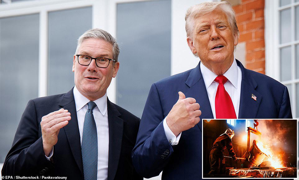 Starmer under fire over American tariffs on UK steel