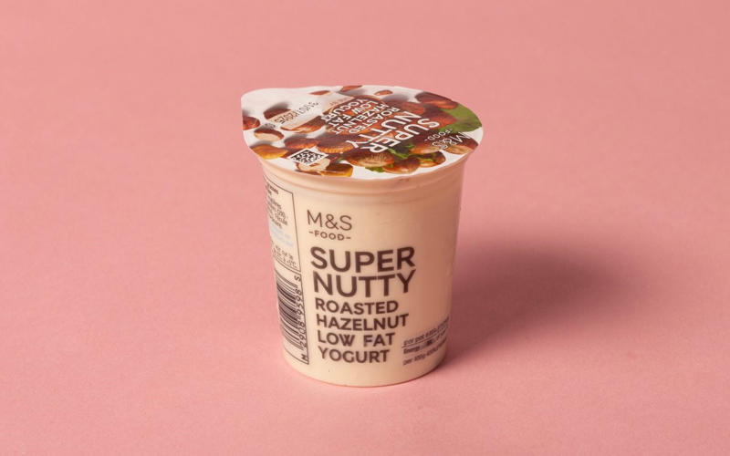 Why we should eat more yogurt, How much yogurt should we eat?, The best types of yogurt to buy – and the ones to avoid, 1. Flavoured yogurt, Healthiest: M&S Luxury Strawberries & Cream Yogurt, Least healthy: M&S Luxury Lemon & Lime Curd Yogurt, 2. Low-fat yogurt, Healthiest: Sainsbury’s Fat Free Natural Yogurt, Least healthy: M&S Roasted Hazelnut Low Fat Yogurt, 3. Greek-style yogurt, Healthiest: M&S Greek Style Live Yogurt 0% Fat, Least healthy: M&S Greek Style Live Yogurt, 4. High protein yogurt, Healthiest: Biotiful Gut Health Kefir Protein Original, Least healthy: The Coconut Collab Protein Yog, 5. Greek yogurt, Healthiest: Fage Total 5% Fat Natural Greek Yogurt, Least healthy: Waitrose No. 1 Strained Natural Greek Yogurt, 6. Natural yogurt, Healthiest: Arla Skyr Natural Icelandic Style Yogurt, Least healthy: Sainsbury’s Natural Yogurt, 7. Yogurt shots, Healthiest: M&S x ZOE Gut Shot, Least healthy: Asda Vitamin+ Boosting Strawberry Flavour Yogurt Drinks, 8. Gut health yogurt, Healthiest: Activia Kefir Plain Yogurt, Least healthy: Tim’s Greek Family Kefir Citrus, How to choose a healthy yogurt, Is kefir healthier than yogurt?, Is it ok to eat yogurt every day?, What does live yogurt mean?