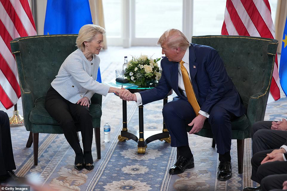 US tariffs trigger euro tumble and stock market slump