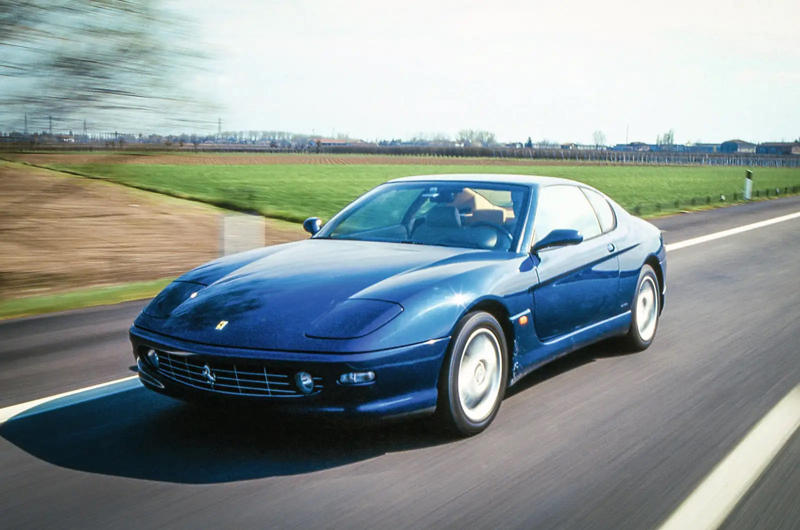 Ferrari 456 The ‘90s saw a sea-change in cars., Mercedes-Benz 500E, Mitsubishi Eclipse GSX, Porsche 968, Nissan Sunny GTI-R, Dodge Neon R/T, Volvo 850R, Volkswagen Corrado, Vauxhall Corsa B GSI, Nissan 100NX, Lincoln Mark VIII, Ford/Mercury Cougar, Suzuki X-90, Mitsubishi Galant VR-4, Lotus Elan M100, Honda Del Sol, Citroen AX GTI, Mercury Capri, Mazda MX-3, Mitsubishi 3000GT, Alfa Romeo 164, Mitsouka Viewt, Toyota Celica, Mercedes C36 AMG, Subaru SVX, Lexus SC, Isuzu VehiCROSS, Aston Martin Vantage V550, Maserati Shamal, Ferrari 456, MTX Tatra V8, Vector W8, Honda Accord Type-R, Proton Satria GTi, Nissan R390 GT1, Rover Metro, GMC Typhoon, De Tomaso Guara, Renault Sport Spider