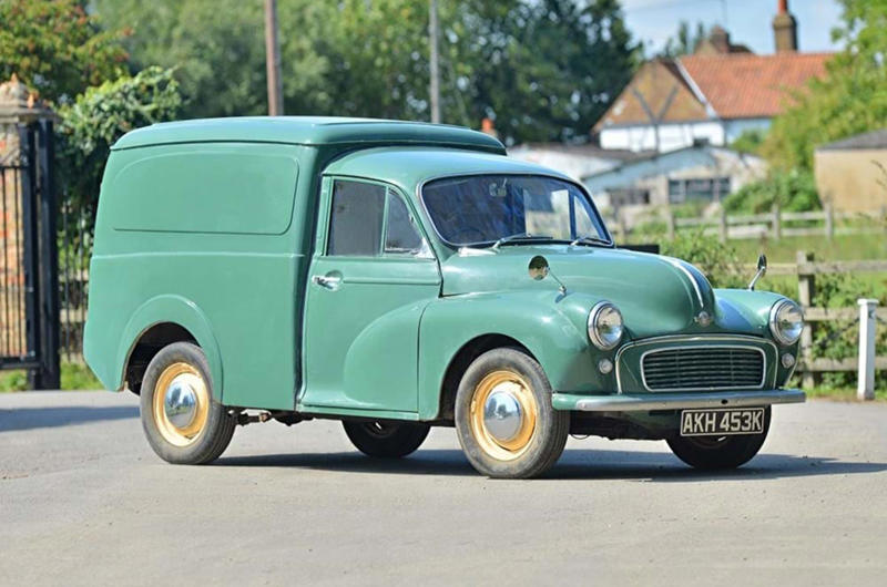 1. Austin ½ Ton, 2. Austin A30, 3. Austin Maestro Van, 4. Austin Seven Type B, 5. Bedford Chevanne, 6. Bedford HA, 7. BMW Isetta 300, 8. Bond Ranger, 9. Chevrolet Corvair 95, 10. Chevrolet El Camino, 11. Citroën 2CV Fourgonnette, 12. Commer Cob, 13. Commer Imp, 14. Dodge Rampage, 15. Fiat Fiorino, 16. Ford Escort, 17. Ford Model Y, 18. Ford Thames 300E, 19. Ford Thames 307E, 20. Holden Coupe Utility, 21. Jowett Bradford, 22. Lancia Ardea, 23. Mini, 24. Morris Minor, 25. Morris Series Z, 26. Peugeot 205, 27. Reliant Regal, 28. Renault 4 Fourgonnette, 29. Subaru BRAT, 30. Triumph Courier, 31. Vauxhall Astravan, 32. Volkswagen Caddy