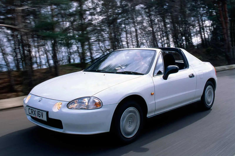 Honda Del Sol The ‘90s saw a sea-change in cars., Mercedes-Benz 500E, Mitsubishi Eclipse GSX, Porsche 968, Nissan Sunny GTI-R, Dodge Neon R/T, Volvo 850R, Volkswagen Corrado, Vauxhall Corsa B GSI, Nissan 100NX, Lincoln Mark VIII, Ford/Mercury Cougar, Suzuki X-90, Mitsubishi Galant VR-4, Lotus Elan M100, Honda Del Sol, Citroen AX GTI, Mercury Capri, Mazda MX-3, Mitsubishi 3000GT, Alfa Romeo 164, Mitsouka Viewt, Toyota Celica, Mercedes C36 AMG, Subaru SVX, Lexus SC, Isuzu VehiCROSS, Aston Martin Vantage V550, Maserati Shamal, Ferrari 456, MTX Tatra V8, Vector W8, Honda Accord Type-R, Proton Satria GTi, Nissan R390 GT1, Rover Metro, GMC Typhoon, De Tomaso Guara, Renault Sport Spider