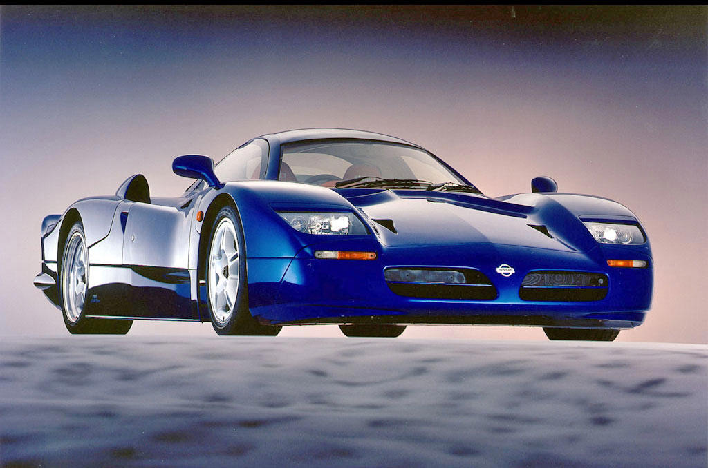 Nissan R390 GT1 The ‘90s saw a sea-change in cars., Mercedes-Benz 500E, Mitsubishi Eclipse GSX, Porsche 968, Nissan Sunny GTI-R, Dodge Neon R/T, Volvo 850R, Volkswagen Corrado, Vauxhall Corsa B GSI, Nissan 100NX, Lincoln Mark VIII, Ford/Mercury Cougar, Suzuki X-90, Mitsubishi Galant VR-4, Lotus Elan M100, Honda Del Sol, Citroen AX GTI, Mercury Capri, Mazda MX-3, Mitsubishi 3000GT, Alfa Romeo 164, Mitsouka Viewt, Toyota Celica, Mercedes C36 AMG, Subaru SVX, Lexus SC, Isuzu VehiCROSS, Aston Martin Vantage V550, Maserati Shamal, Ferrari 456, MTX Tatra V8, Vector W8, Honda Accord Type-R, Proton Satria GTi, Nissan R390 GT1, Rover Metro, GMC Typhoon, De Tomaso Guara, Renault Sport Spider