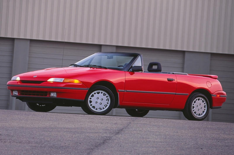The ‘90s saw a sea-change in cars., Mercedes-Benz 500E, Mitsubishi Eclipse GSX, Porsche 968, Nissan Sunny GTI-R, Dodge Neon R/T, Volvo 850R, Volkswagen Corrado, Vauxhall Corsa B GSI, Nissan 100NX, Lincoln Mark VIII, Ford/Mercury Cougar, Suzuki X-90, Mitsubishi Galant VR-4, Lotus Elan M100, Honda Del Sol, Citroen AX GTI, Mercury Capri, Mazda MX-3, Mitsubishi 3000GT, Alfa Romeo 164, Mitsouka Viewt, Toyota Celica, Mercedes C36 AMG, Subaru SVX, Lexus SC, Isuzu VehiCROSS, Aston Martin Vantage V550, Maserati Shamal, Ferrari 456, MTX Tatra V8, Vector W8, Honda Accord Type-R, Proton Satria GTi, Nissan R390 GT1, Rover Metro, GMC Typhoon, De Tomaso Guara, Renault Sport Spider