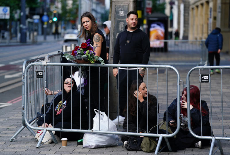 Ozzy Osbourne's funeral - key points, How to watch the Black Sabbath bench livestream, PICTURES: Fans line the streets of Birmingham ahead of Ozzy funeral procession, VIDEO: Ozzy Osbourne reveals the song that changed his life, Yungblud's moving tribute to Ozzy, Thousands of fans travel to Birmingham... and the pints are already flowing, Mayor calls Ozzy Osbourne 'a son of Birmingham', Ozzy fan renames his pet 'Doggy Osbourne' for the day, 'Ozzy Osbourne was completely himself... money didn't change him', Ozzy Osbourne flung open hell’s musical gates – and changed the world, Couple Karen and Steve Brookhouse: 'There will never be another Ozzy', Hundreds of people are already gathered at the barriers, Ozzy Osbourne wanted his funeral to be ‘celebration, not a mope-fest’, Graffiti artist Mr Murals helps touch up murals before the funeral procession, What Ozzy's fellow artists said in tributes after his death, Senior reporter Holly Evans is in Birmingham ahead of the funeral procession, Fans prepare to say final goodbye to the Prince of Darkness, Who are Bostin' Brass Band, the group playing alongside Ozzy's hearse?, Flowers, tributes and a brass band outside the Black Sabbath bench, Birmingham mayor describes Ozzy Osbourne as 'son of Birmingham, In pictures: Fans arrive and floral tributes laid ahead of funeral