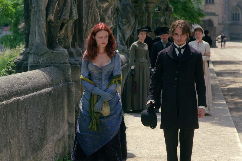 Heather Graham and Johnny Depp in 'From Hell' (2001) Ana de Armas in 'Blonde' (2022), Lady Gaga in 'House of Gucci' (2021), Toni Collette in 'The Sixth Sense' (1999), Renée Zellweger in 'Bridget Jones's Diary' (2001), Kate Winslet in 'Eternal Sunshine of the Spotless Mind' (2004), Chiwetel Ejiofor in '12 Years a Slave' (2013), Margot Robbie in 'The Wolf of Wall Street' (2013), Heather Graham and Johnny Depp in 'From Hell' (2001), Meryl Streep in 'Sophie's Choice' (1982), Meryl Streep in 'The Iron Lady' (2011), Cate Blanchett in 'Veronica Guerin' (2003), Nicolas Cage in 'Captain Corelli's Mandolin' (2001), Anne Hathaway in 'One Day' (2011), James Van Der Beek in 'Varsity Blues' (1999), Leonardo DiCaprio in 'Gangs of New York' (2002), Angelina Jolie in 'Alexander' (2004), Nicolas Cage in 'Con Air' (1997), Nicole Kidman and Tom Cruise in 'Far and Away' (1992)