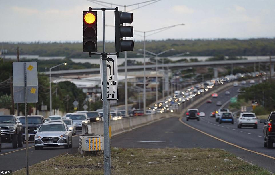 Americans evacuate to higher ground as tsunami alarm sounds
