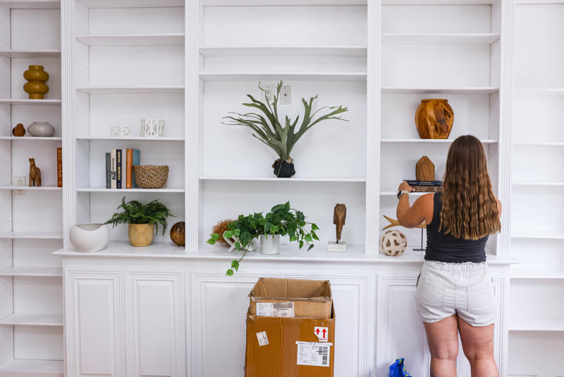   Pick a foundational item for each room ,   It’s all about scale ,   Do not fear the tchotchke ,   There are some moments to blow your budget ,   If you want to invest in a trend, start small ,   Take your time ,   Don’t be afraid to give your rooms multiple purposes ,   Hang the art last ,   How to make a move 