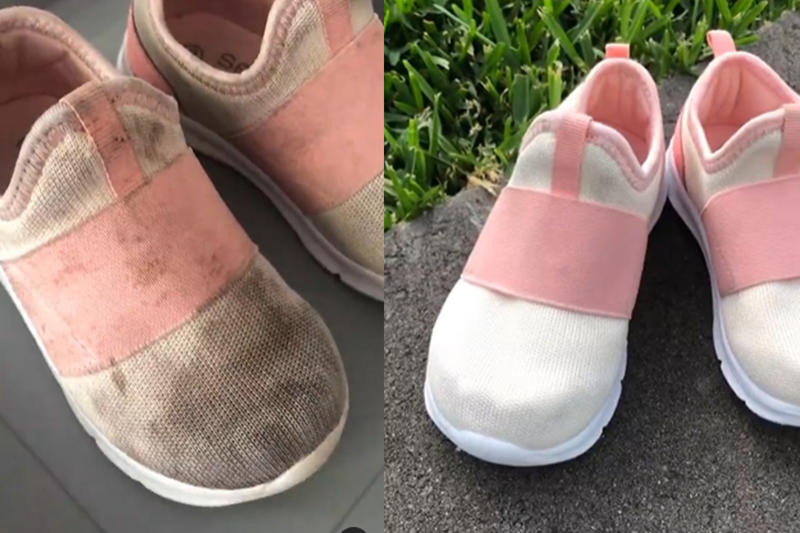 Can you wash shoes in the washing machine?, The best way to wash dirty shoes: step-by-step guide, Soka DIY stain removal spray, What if you don’t have a mesh bag?, Do you have to use the delicate cycle?