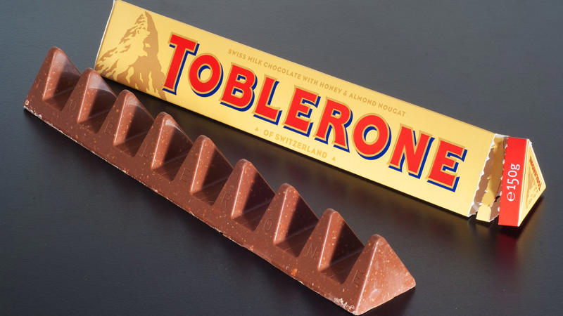 9. Toblerone 1. Lily's Intensely Dark 92% Cacao, 2. Beyond Good Pure Dark 92% Cocoa, 3. Cadbury Dairy Milk (US Version), 4. Charleston Chew, 5. Hershey's Milk Chocolate Bar, 6. Theo Pure Dark 85% Dark Chocolate, 7. 3 Musketeers, 8. Almond Joy, 9. Bettergoods Cookie Butter Filled Milk Chocolate, 10. Butterfinger, 1. Snickers, 2. Kit Kat, 3. Tony's Chocolonely Dark Chocolate, 4. Reese's Peanut Butter Bar, 5. Dove Dark Chocolate, 6. Ghirardelli Intense Dark 86% Cacao, 7. Milky Way/Mars Bar, 9. Toblerone, 10. Cadbury Royal Dark