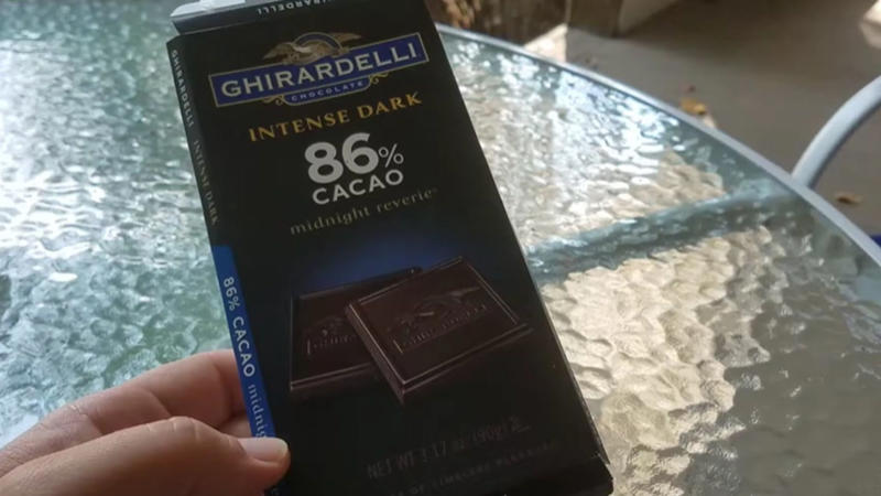 6. Ghirardelli Intense Dark 86% Cacao 1. Lily's Intensely Dark 92% Cacao, 2. Beyond Good Pure Dark 92% Cocoa, 3. Cadbury Dairy Milk (US Version), 4. Charleston Chew, 5. Hershey's Milk Chocolate Bar, 6. Theo Pure Dark 85% Dark Chocolate, 7. 3 Musketeers, 8. Almond Joy, 9. Bettergoods Cookie Butter Filled Milk Chocolate, 10. Butterfinger, 1. Snickers, 2. Kit Kat, 3. Tony's Chocolonely Dark Chocolate, 4. Reese's Peanut Butter Bar, 5. Dove Dark Chocolate, 6. Ghirardelli Intense Dark 86% Cacao, 7. Milky Way/Mars Bar, 9. Toblerone, 10. Cadbury Royal Dark
