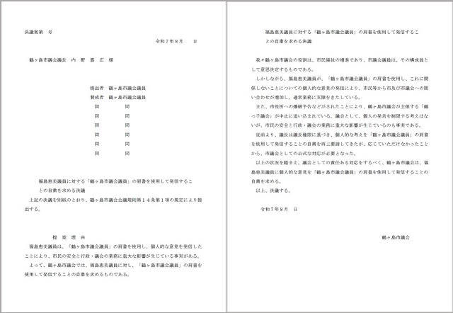 「名誉毀損投稿」に至るまでの経緯, 投稿内容が「名誉毀損」に該当する“理由”とは, 「差別を商売道具にさせてはならない」, 石井氏は「断固戦う方針」と反応, 鶴ヶ島市議会が行った「自粛」を求める決議, 市議会議員の“仕事”とは