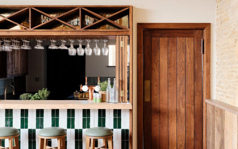The serving hatch, The cook’s table, The housekeeper’s window (or glazed partition), The hotplate, The pantry, The glazed cabinet, The portière or door curtain, The baize door