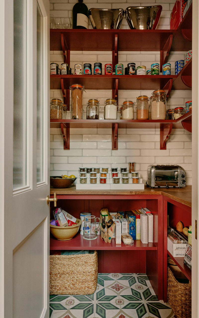 The serving hatch, The cook’s table, The housekeeper’s window (or glazed partition), The hotplate, The pantry, The glazed cabinet, The portière or door curtain, The baize door