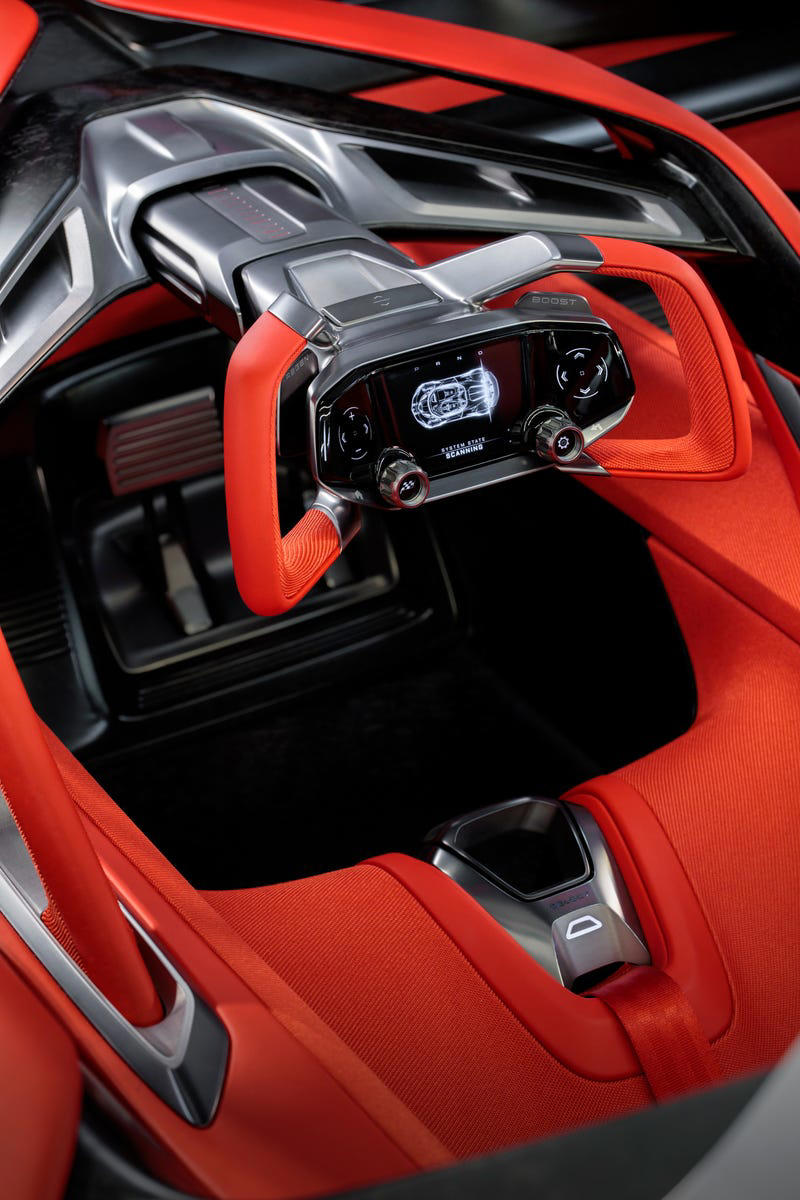 View Photos of the Crazy Corvette CX Concept, Chevy's Sci-Fi Sports Car