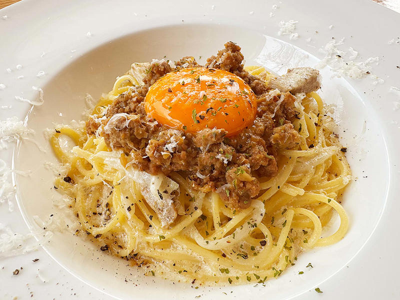 【人気No.1】「濃厚リコッタチーズのトマトソーススパゲティ」, 【変わり種】「カルボナーラLORO風」, 「平日限定ランチ」がお得！, メニュー(2025年8月7日時点)