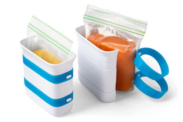Best Freezer Containers for Organization, Vtopmart 4-Pack Clear Plastic Storage Bins with Handles, The Container Store Shallow Freezer Basket, YouCopia FreezeUp Freezer Food Block Maker, 2-Pack, Pure Future 10-Piece Fridge Organizer and Storage Set, iSpecle Freezer Organizer Bins, 4-Pack, Everything Organizer Large Fridge Bin with Handle, Sanno Large Freezer Cabinet Storage Shelf Racks, Souper Cubes 1-Cup Silicone Freezer Molds, OXO No-Spill Ice Cube Tray