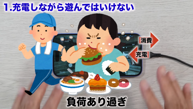教えてくれたのは……みずおじさん, iPhoneを長持ちさせるために「絶対にやってはいけないNG行動」, 「充電しながらゲームで遊ぶ」のはNG！, iPhoneが熱くなる条件で多いのは「充電中の最新3Dゲーム」