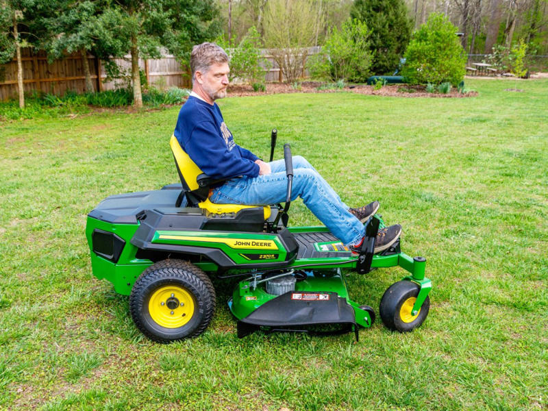 Zero-Turn Mowers Comparison, Before You Buy a Zero-Turn Mower, Our Top Picks, Best Overall Electric, Best Overall Gas, Best Bang Fot The Buck, Best Low Maintenance, Best Steering System, Best for Large Acreages, Best For Rugged Terrain, Jump to Our Top Picks, How We Tested the Best Zero-Turn Mowers, What to Consider When Choosing the Best Zero-Turn Mower , FAQs , Meet the Testers