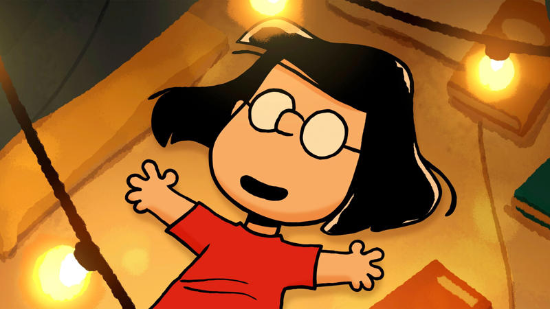 #10 Marcie #1 Charlie Brown, #2 Snoopy, #3 Linus van Pelt, #4 Woodstock, #5 Lucy van Pelt, #6 Schroeder, #7 Peppermint Patty, #8 Sally Brown, #9 Pig-Pen, #10 Marcie, #11 Franklin, #12 Violet, #13 Rerun van Pelt, #14 The Little Red-Haired Girl, #15 Frieda