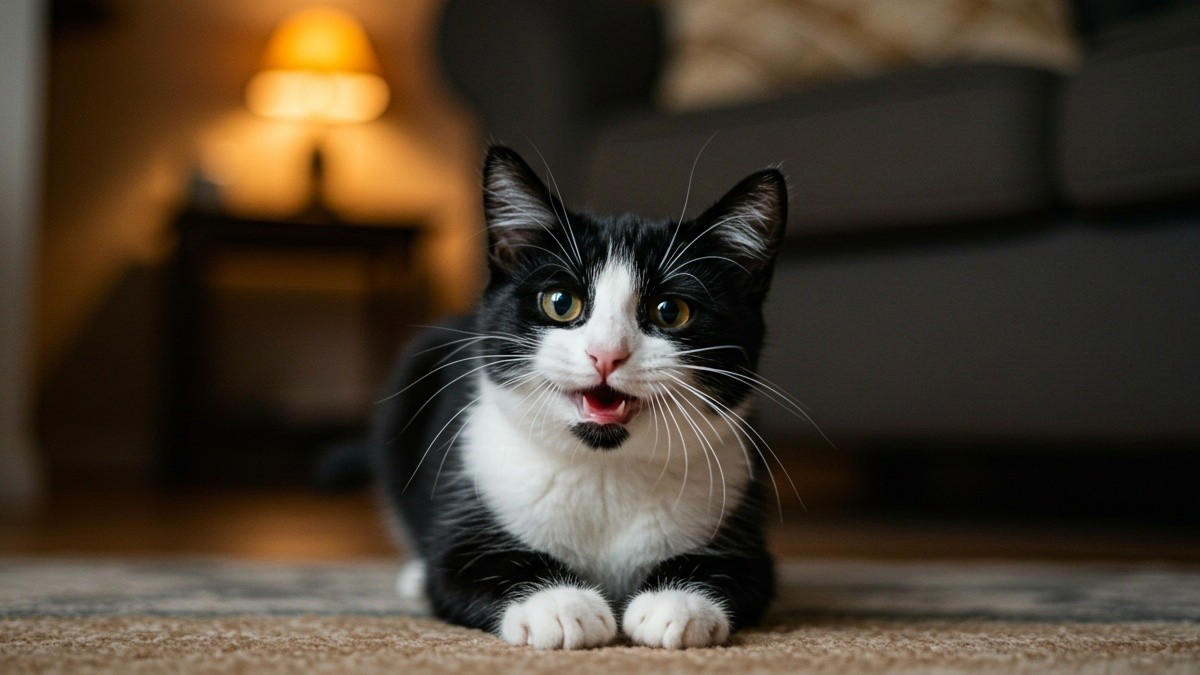 Kneading on you, Bringing you “gifts”, Sleeping close to you, Seeking comfort when scared, Purring during contact, Head-butting you, Meowing for attention, Licking or grooming you