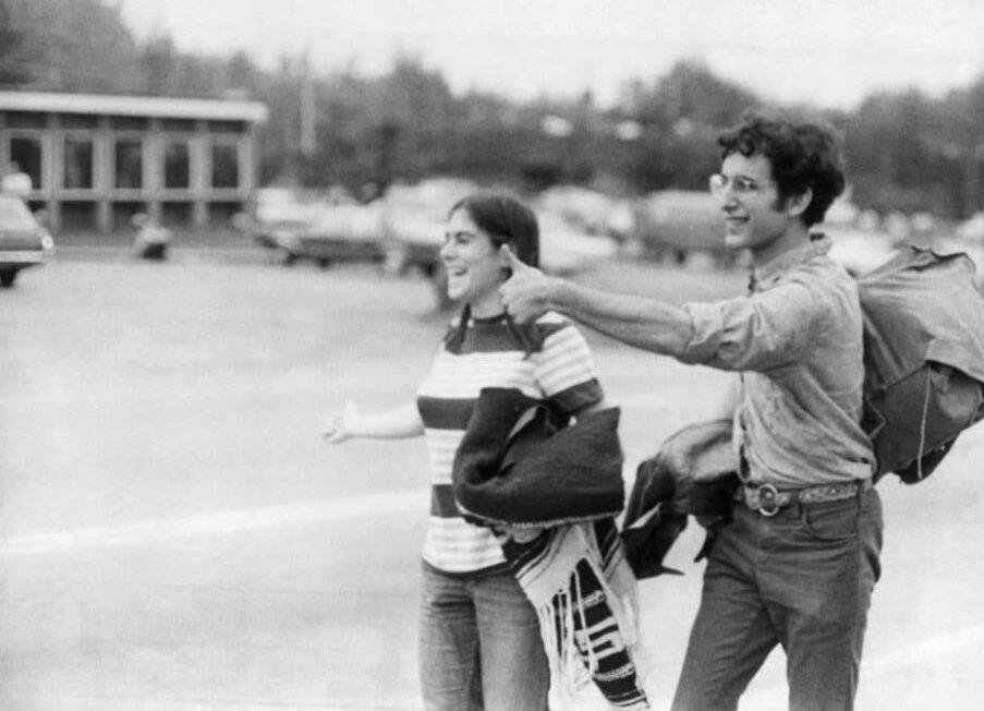 3. ‘Make Sure To Smile and Not Look Like a Serial Killer’ 1. Three Women Hitchhike Along Highway 1 in Big Sur, California, 1971, 2. Washington, D.C.-Bound Hitchhiker Seen on the New Jersey Turnpike, 1971, 3. ‘Make Sure To Smile and Not Look Like a Serial Killer’, 4. Fashion Shoot or Hitchhiker?, 5. ‘Two Women Hitchhiking in Toronto, Canada, 1974’, 6. Hippies Flash the Peace Sign as They Hitchhike, 1971, 7. ‘My Dad, Hitchhiking From Michigan to California, 1973’, 8. ‘My Mom Hitchhiking in California, 1972’, 9. A Hitchhiker Pictured With His Dog Tripper on Route 66, May 1972, 10. ‘My Dad Hitchhiking in Canada at 15 Years Old, 1974’, 11. Hitchhiking on Steroids: Boys Catch a Free Ride on the Back of a City Bus in New York City, 1970, 12. Ozzy Osbourne, aka the Prince of Darkness, Hitchhiking His Way Home, 1977, 13. ‘Hitchhiking in Boston, Massachusetts, Circa Early ’70s’, 14. Two Disheveled Hitchhikers Try Making Their Way to the Willie Nelson 4th of July Picnic Near Austin, Texas, 1980, 15. Paul McCartney of the Beatles Pretends to Hitchhike in Toronto, 1989, 16. A Man Hitchhikes By a Country Road, Circa 1972, 17. ‘My Cool Aunt Hitchhiking Through the Rockies in the ’70s’, 18. A 19-Year-Old Jim Carrey Shows His Unique Method of Hitchhiking, 1981, 19. ‘A Hitchhiker in Luxemburg, 1977’