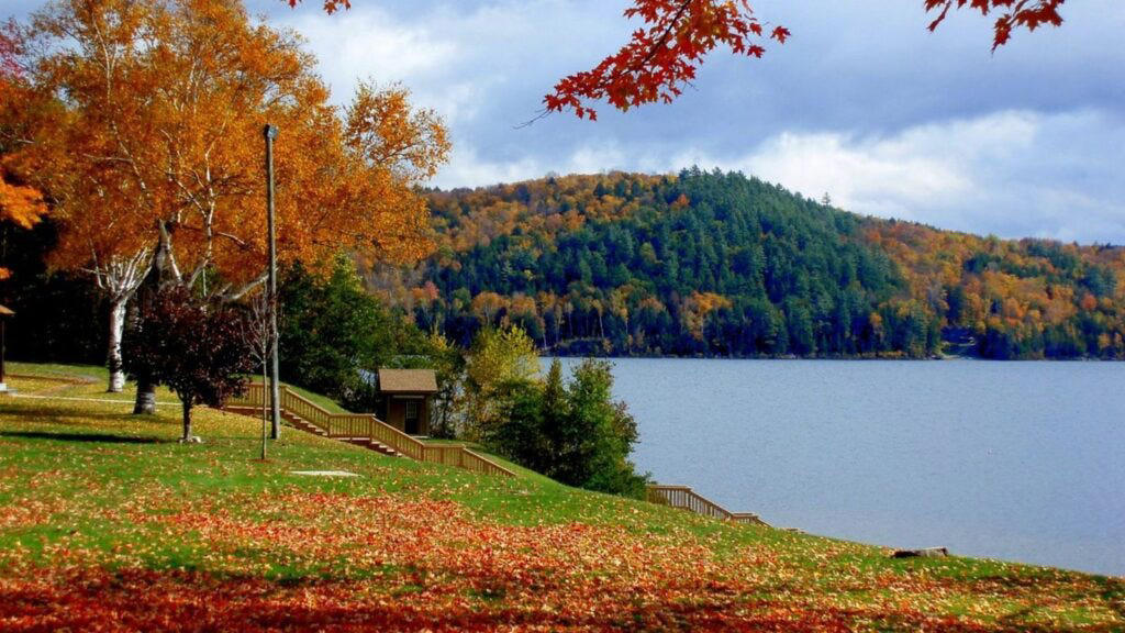 1. Bethel, New York, 2. Park City, Utah, 3. Skytop, Pennsylvania , 4. West Dover, Vermont, 5. Aspen, Colorado, 6. Schroon Lake, New York, 7. Williamstown, Massachusetts, 8. Yosemite National Park, California, 9. Spearfish, South Dakota, 10. Hocking Hills, Ohio, 11. Gorham, New Hampshire