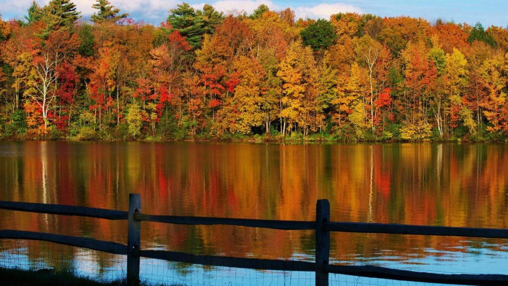 1. Bethel, New York, 2. Park City, Utah, 3. Skytop, Pennsylvania , 4. West Dover, Vermont, 5. Aspen, Colorado, 6. Schroon Lake, New York, 7. Williamstown, Massachusetts, 8. Yosemite National Park, California, 9. Spearfish, South Dakota, 10. Hocking Hills, Ohio, 11. Gorham, New Hampshire