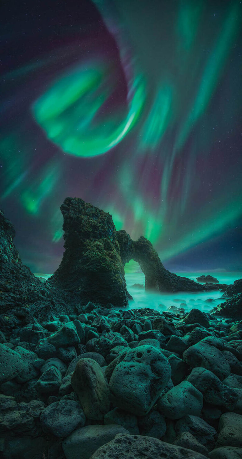 #5 #1 "Aurora Explosion" By Jason Perry, #3 "Infinity" By Giulio Cobianchi, #5 "Gatklettur Northen Lights" By Stefano Pellegrini, #7 "Island Of Aurora" By Kat Lawman, #9 "Aurora Flame" By Richard Zheng, #11 "The Arctic Dance" By Vincent Beudez, #13 "The Dance Of The Green Lady" By Luis Cajete, #15 "Goleuadau’r Gogledd" By Mathew Browne, #17 "The Red Flame" By Laura Oppelt, #19 "Red Alert" By William Preite, #21 "The Platform" By Virgil Reglioni, #23 "Echant" By Paul Wilson