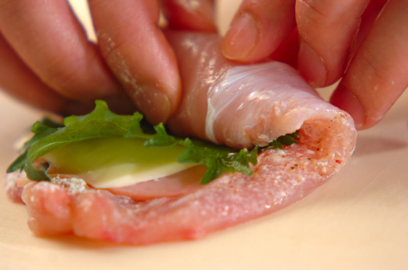 梅肉と大葉のささ身パン粉焼き, レンジささ身の春巻き, ささ身と大葉の梅肉和え, ささ身と大葉の甘辛マヨネーズ和え, 大葉のカラシ酢みそ和え, ツルツルささ身の中華和え