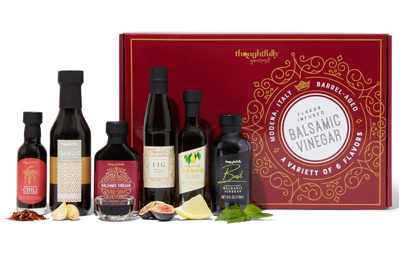 How is balsamic vinegar traditionally made?, What are the classifications of balsamic vinegar?, Is balsamic vinegar good for a keto diet?, Are there vegan balsamic vinegars?, Giuseppe Giusti 6 &amp; 12 Year Balsamic Set, Odysea Balsamic Vinegar of Modena, Fortnum's IGP Gold Balsamic Vinegar of Modena, 250ml, Daylesford Organic Balsamic Vinegar of Modena 250ml, Pied De Poule Black Virgin Balsamic Vinegar, Belazu Balsamic Vinegar of Modena 1.25, 250ml, La Secchia - "Extra Vecchio", Traditional Aged Balsamic Vinegar of Modena DOP, Balsamic Vinegar of Modena PGI Oro Due Vittorie 250ml, Thoughtfully Balsamic Vinegar Gift Set