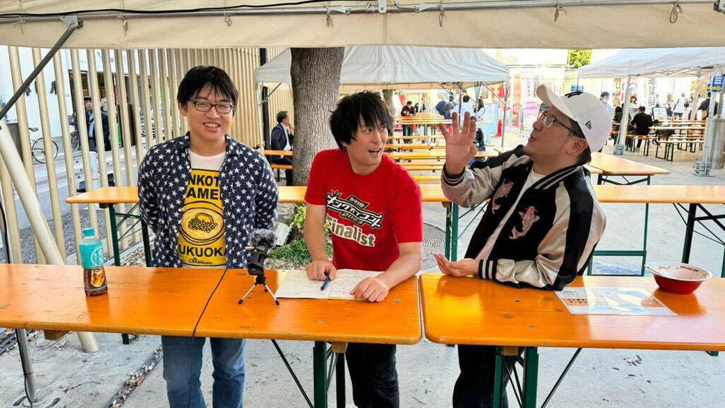 大学では非公認のラーメンサークルを作って活動, 事務所のラーメン部でも中嶋さんは「エース」, ラーメンがお笑いの悩みを吹き飛ばしてくれる, 地方の仕事が増えるとラーメンとの出合いも増える