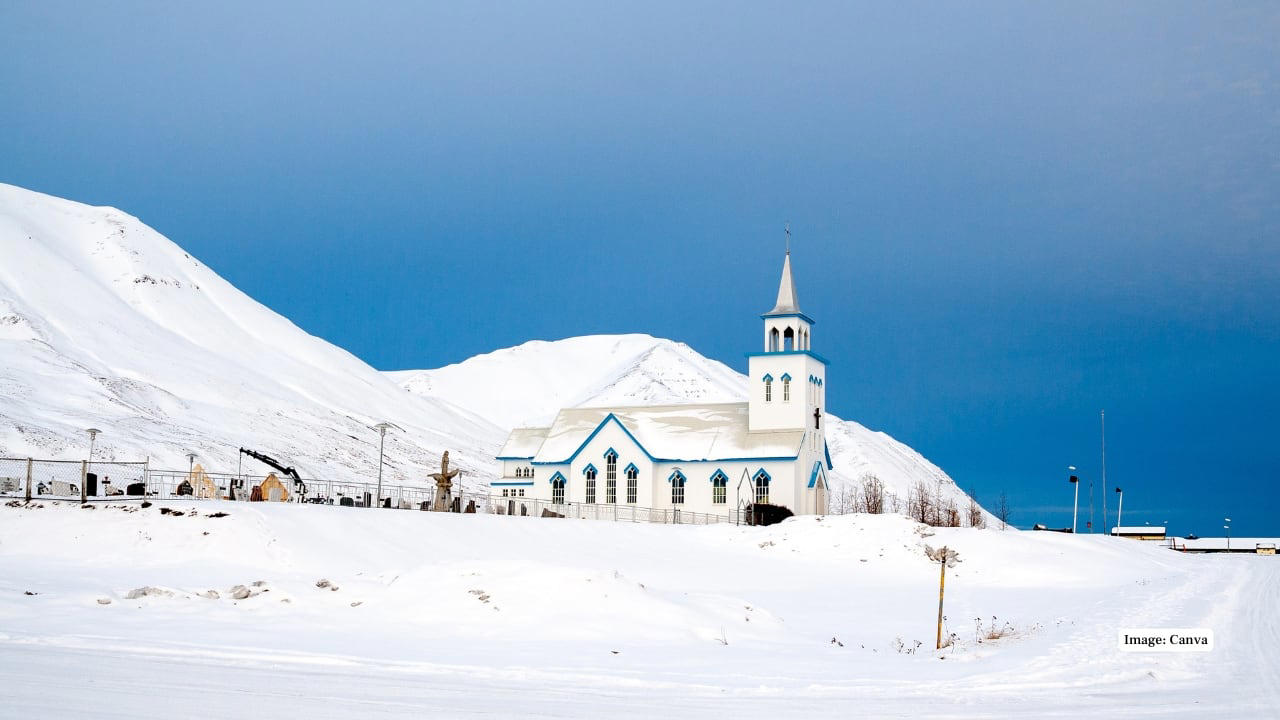 1. Antarctica Antarctica is the coldest place on Earth, with temperatures plunging below –80°C in winter. Vast ice sheets, frozen deserts, and extreme winds make it an uninhabitable yet fascinating destination for scientists and adventurers. (Image: Canva), 2. Russia Home to Siberia, Russia faces brutal winters where temperatures can drop to –50°C. Towns like Oymyakon are among the coldest inhabited places, with frozen landscapes stretching endlessly across its vast northern regions. (Image: Canva), 3. Canada Northern Canada is known for frigid winters, often reaching –40°C. The Yukon, Nunavut, and Northwest Territories experience long, icy seasons, while snow-covered forests and frozen lakes create breathtaking Arctic scenery. (Image: Canva), 4. Greenland Greenland, largely covered by ice sheets, remains freezing almost year-round. Winter temperatures can fall below –50°C, and even in summer, the Arctic chill dominates, making it one of the coldest inhabited lands. (Image: Canva), 5. Mongolia Mongolia’s winters are harsh, especially in the steppe and mountain regions. The country records temperatures dropping to –40°C, with strong winds and snowstorms shaping life for its nomadic communities. (Image: Canva), 6. Norway Norway’s northern regions within the Arctic Circle face bitter cold, dipping to –40°C. Its fjords freeze over, and polar nights extend for months, offering both harsh conditions and dazzling Northern Lights. (Image: Canva), 7. Kazakhstan Kazakhstan’s vast steppes experience extreme winters, where temperatures reach –45°C. Cities like Astana (now Astana) endure piercing winds and heavy snow, showcasing the country’s challenging yet resilient lifestyle during freezing months. (Image: Canva), 8. Finland Finland’s Lapland region experiences severe cold, dropping below –40°C in winter. Endless snow-covered forests, frozen lakes, and the magical aurora borealis make it one of the most striking cold destinations. (Image: Canva), 9. Iceland Despite geothermal activity, Iceland experiences harsh Arctic chills in winter, especially in the north. Freezing winds, icy glaciers, and snow-covered landscapes define the island nation, while polar nights enhance its wintry charm. (Image: Canva), 10. United States (Alaska) Alaska records some of the coldest temperatures in the United States, with lows below –50°C in Fairbanks and northern regions. Vast glaciers, tundras, and icy wilderness dominate this frozen frontier. (Image: Canva)