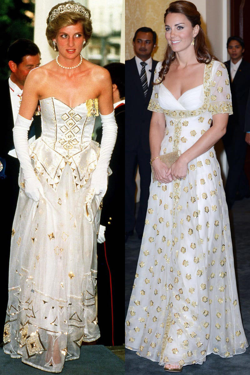 All the Times Kate Middleton Has Dressed Like Princess Diana