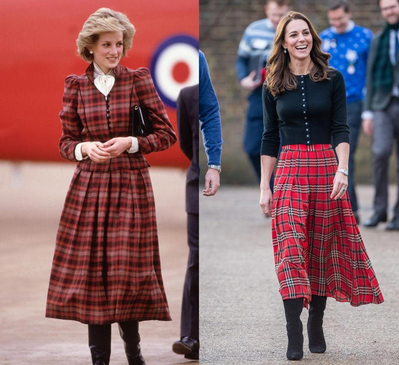 All the Times Kate Middleton Has Dressed Like Princess Diana