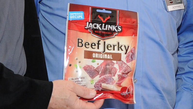 9. Jack Link’s Original Beef Jerky 1. Monster Munch, 2. McVitie's Chocolate Digestives, 3. Jaffa Cakes, 4. Jammie Dodgers, 5. Crawford's Custard Creams, 6. Walker's Crisps, 7. Hobnobs, 8. Liquorice Allsorts, 9. Twiglets, 10. Mr. Kipling Cherry Bakewells, 1. Doritos, 2. Reese's Peanut Butter Cups, 3. Crunchy Cheetos, 4. Ritz Bits Peanut Butter Sandwiches, 5. Lay's Potato Chips, 6. Oreos, 7. Chips Ahoy! Chocolate Chip Cookies, 8. Honey Maid Graham Crackers, 9. Jack Link’s Original Beef Jerky, 10. M&M's