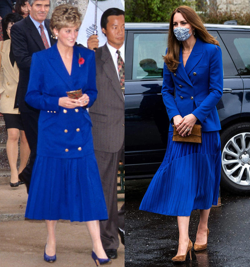 All the Times Kate Middleton Has Dressed Like Princess Diana