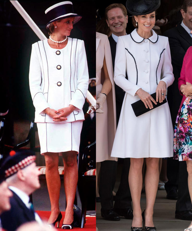 All the Times Kate Middleton Has Dressed Like Princess Diana