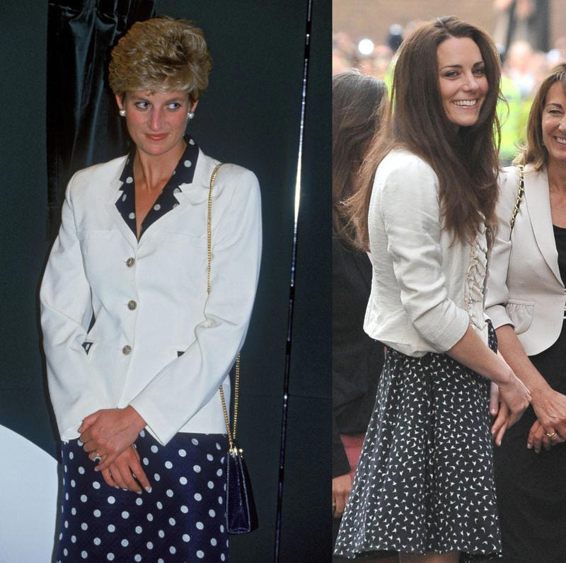 All the Times Kate Middleton Has Dressed Like Princess Diana