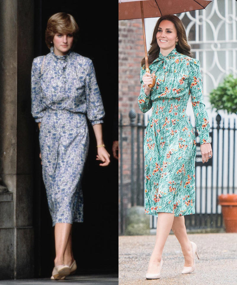 All the Times Kate Middleton Has Dressed Like Princess Diana