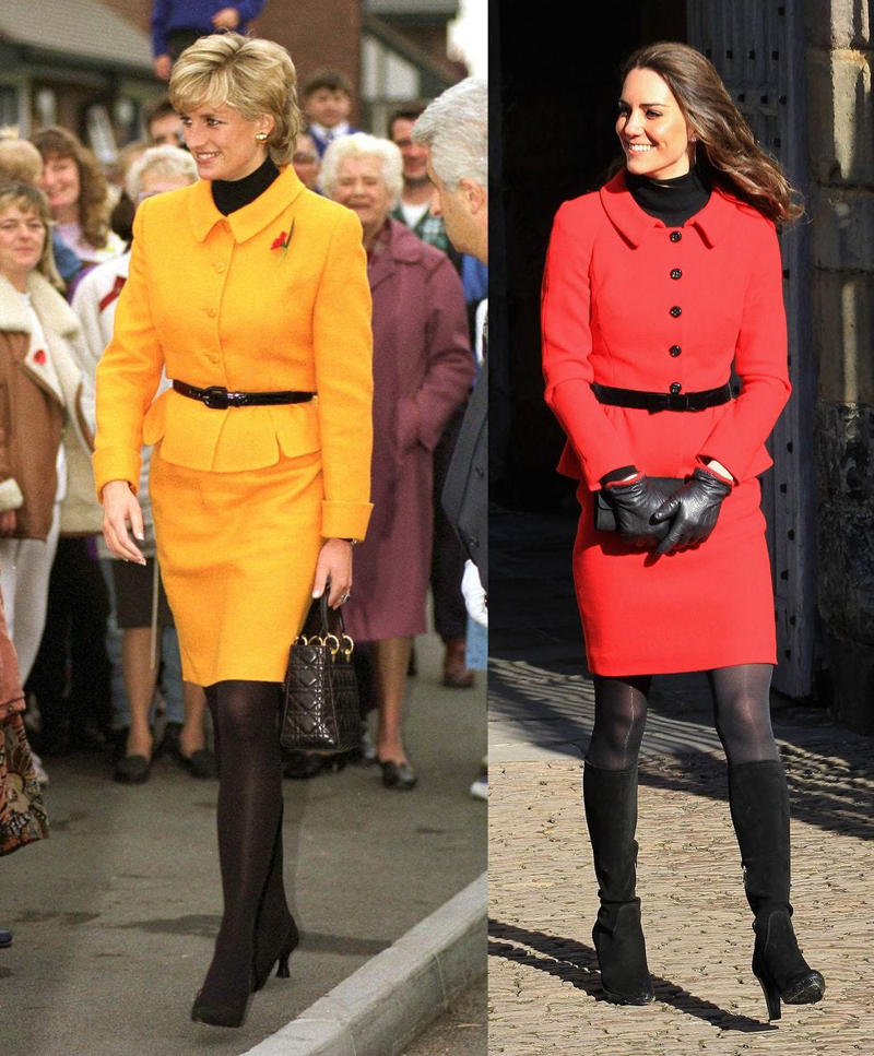 All the Times Kate Middleton Has Dressed Like Princess Diana