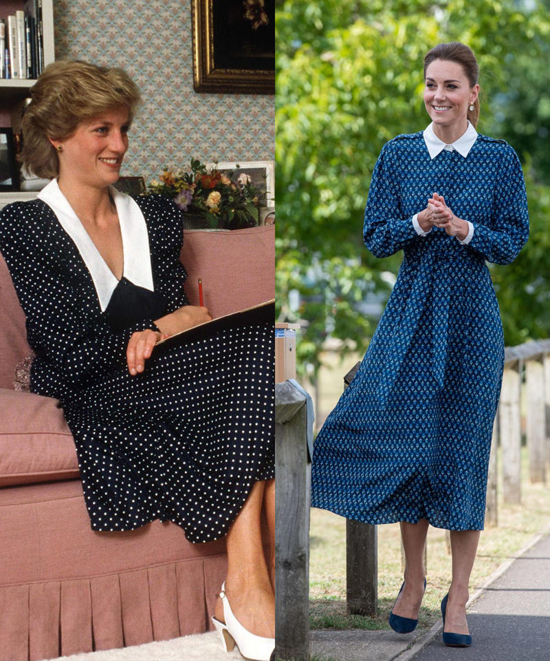 All the Times Kate Middleton Has Dressed Like Princess Diana